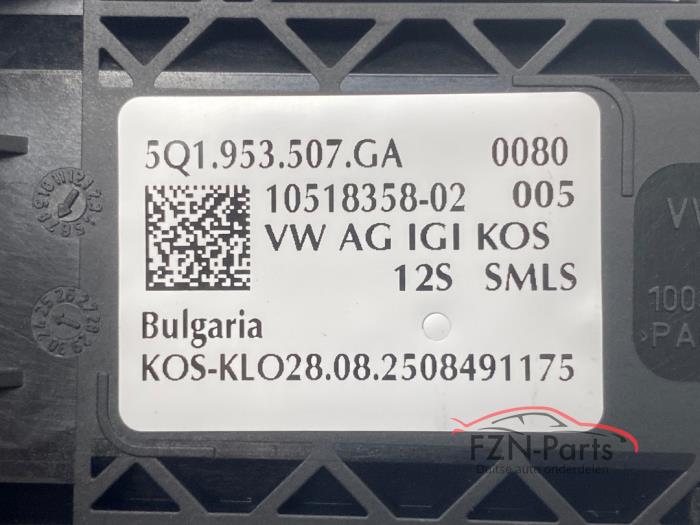 VW Golf 8 Facelift Stuurkolomschakelaar Combischakelaar