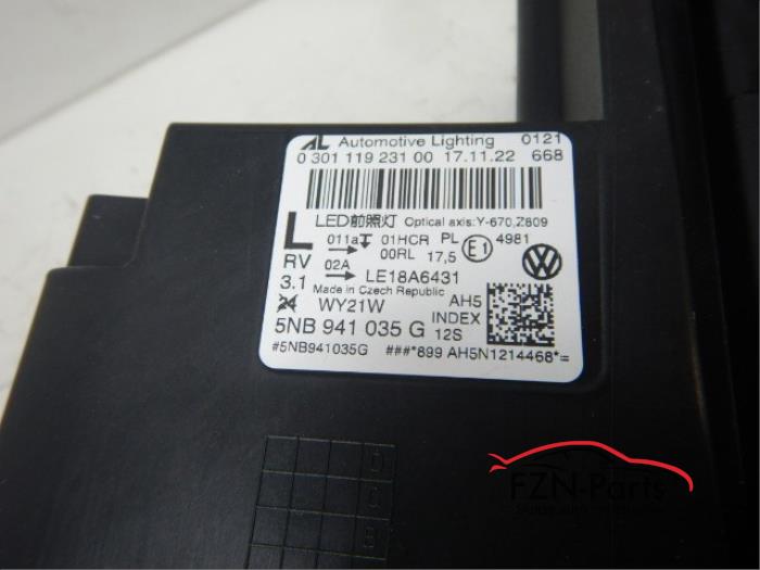 VW Tiguan 5NA Facelift Koplamp Links VOLLED