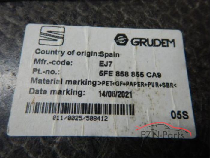 Seat Leon 5FA Cupra sports tourer laadvloer bagageruimte