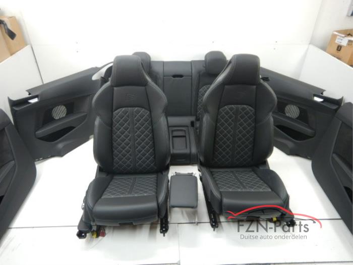 Audi A5 S5 F5 8W6 Coupe Interieur Top Sport Leer Wit stiksel Compleet Nieuw
