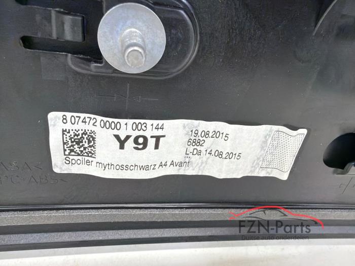 Audi A4 S4 8W Avant S-Line Achterklep Spoiler LY9T