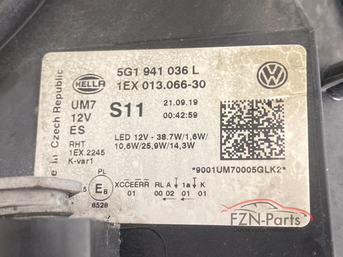 VW Golf 7 Facelift VOLLED Koplamp rechts