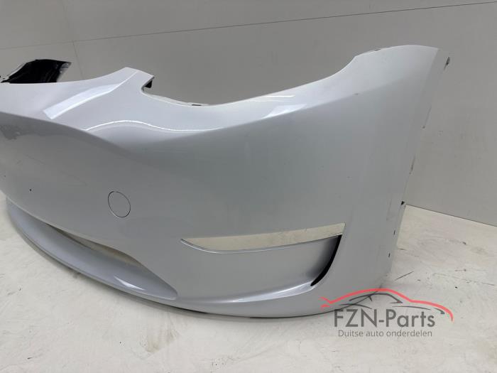Tesla Model Y Voorbumper Parelmoer wit