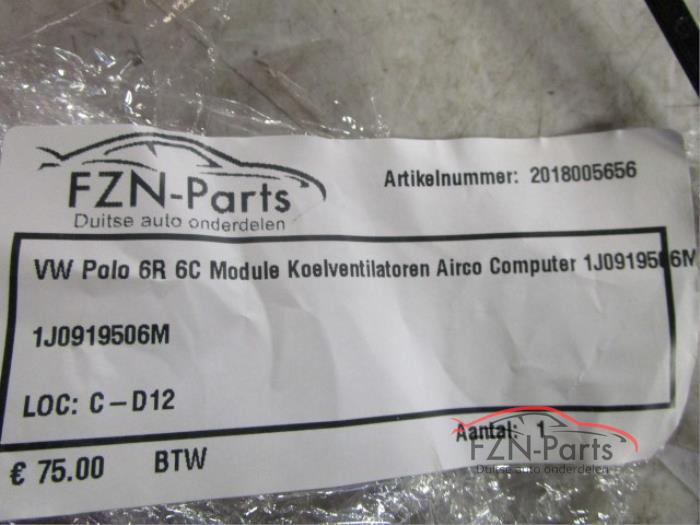 Kachel Ventilatiemotor Volkswagen Polo (22742706)