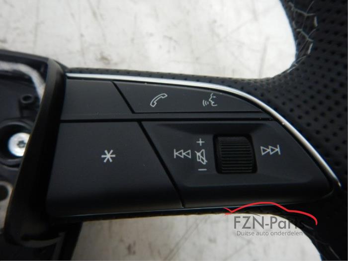 Audi Q7 Q8 4M0 S-Line Stuur MF+F1+VIEW Leer Leder Leren