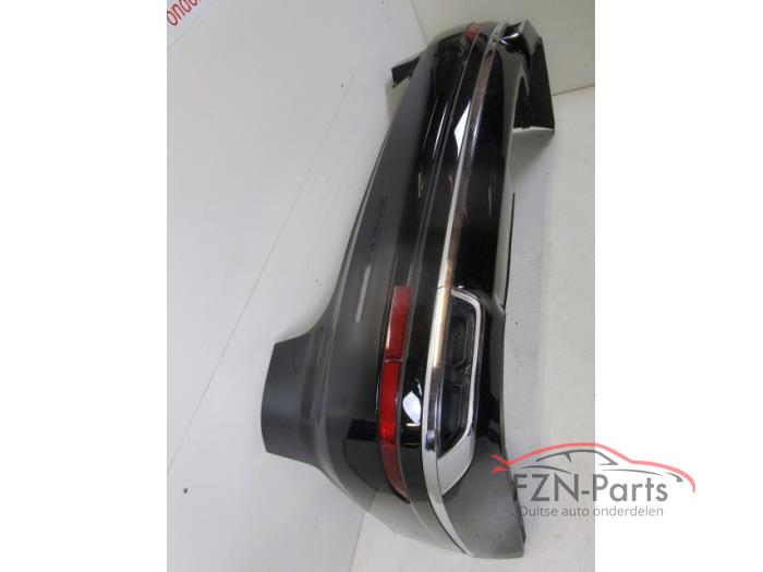 Audi A8 4N Achterbumper 4PDC Briljant Zwart