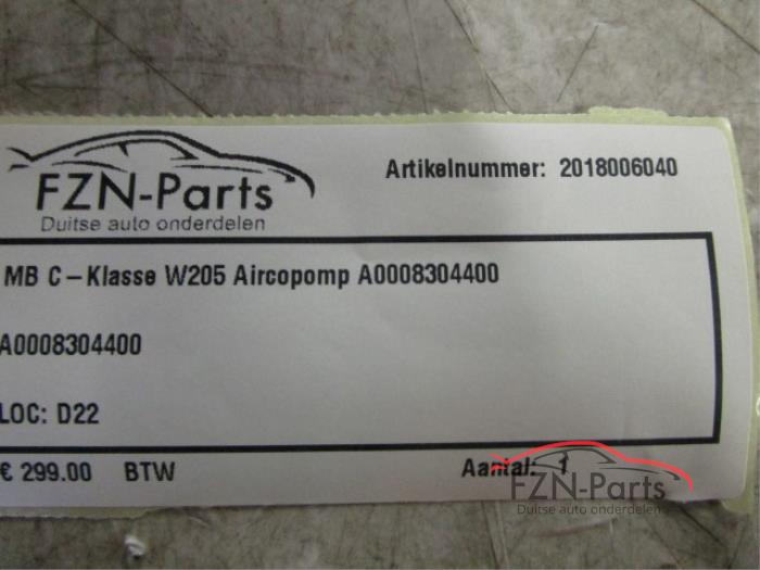 Mercedes-Benz C-Klasse W205 Aircopomp