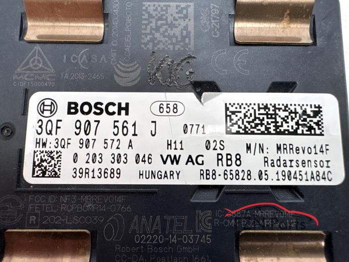 VW Golf 7 ACC Radar Sensor