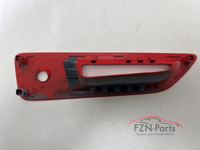 Audi R8 4S Portier deur greep hendel Rood Links Keyless
