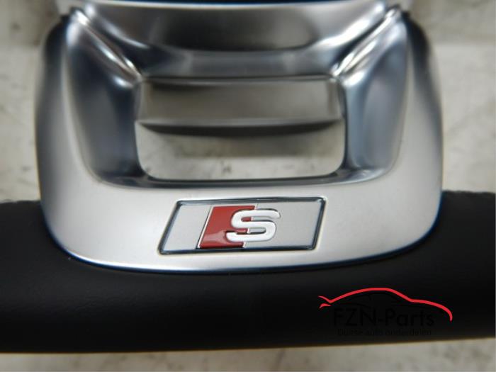 Audi Q7 Q8 4M0 S-Line Stuur MF+F1+VIEW Leer Leder Leren