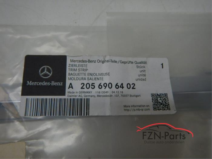 Mercedes-Benz C-Klasse W205 Sierstrip Chrome