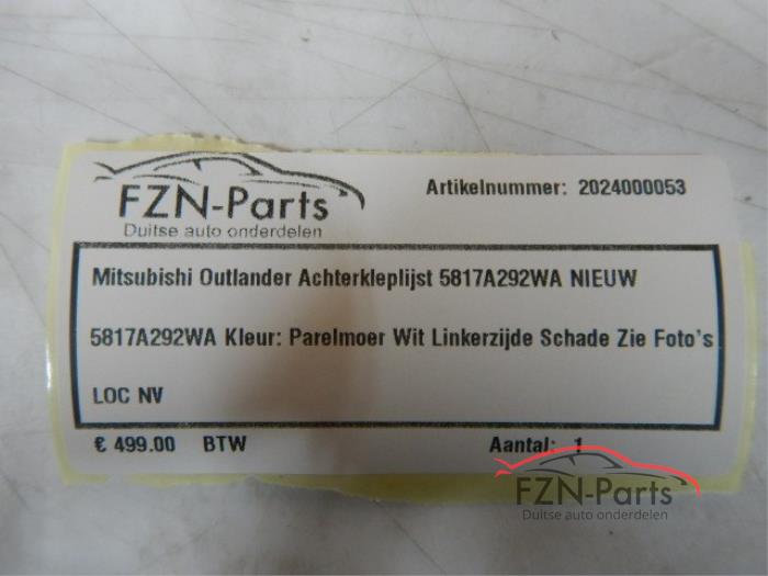 Mitsubishi Outlander Achterkleplijst