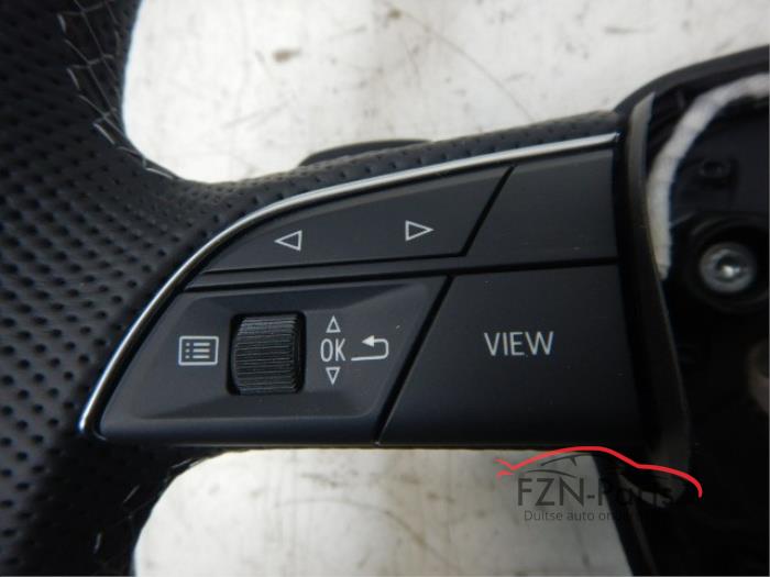 Audi Q7 Q8 4M0 S-Line Stuur MF+F1+VIEW Leer Leder Leren