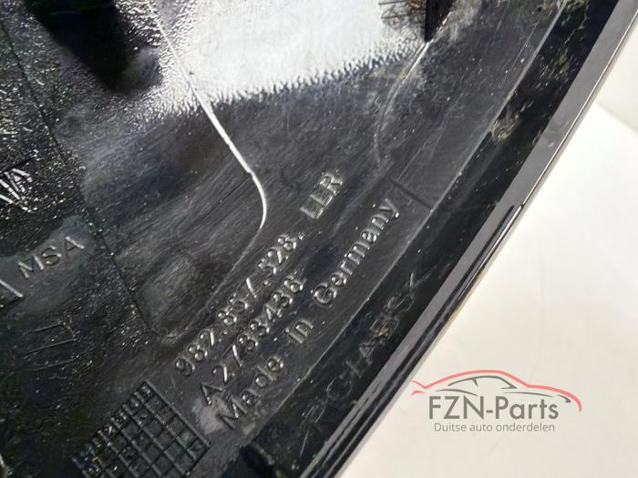 Porsche Taycan 1Y Spiegelkap Rechts Zwart