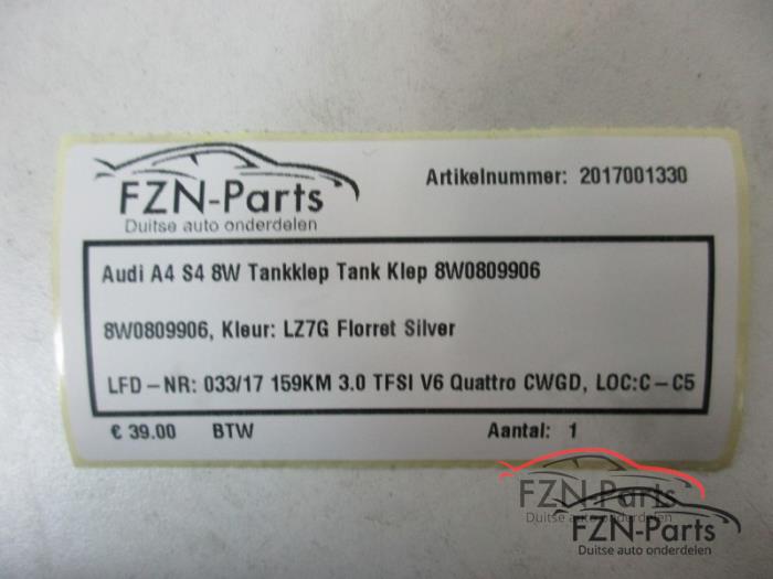 Audi A4 S4 8W Tankklep Tank Klep