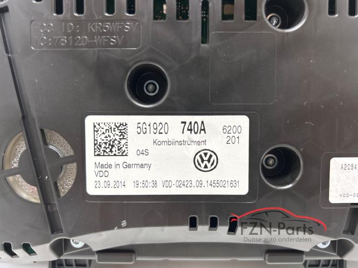 VW Golf 7 Kilometer teller unit