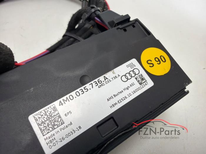 Audi A4 A5 8W Aux / Usb Aansluiting Bekabeling