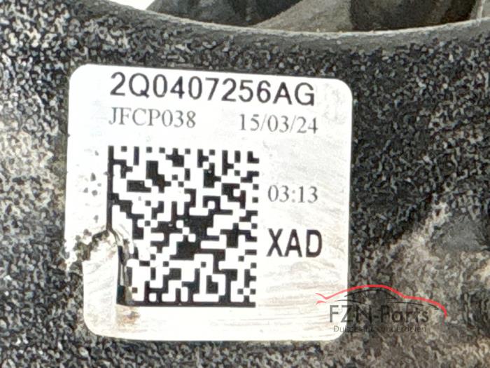 VW Polo 2G Wielophanging rechts-voor Veerpoot Fusee Compleet