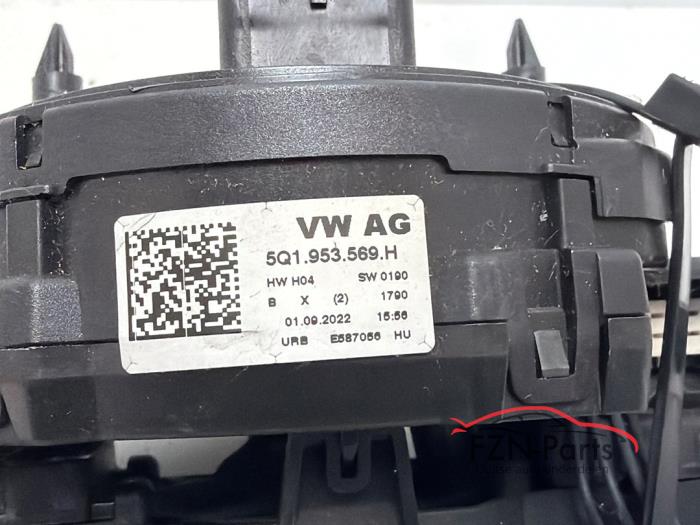 VW Touran 5TA Stuurkolom Combischakelaar Sleepring