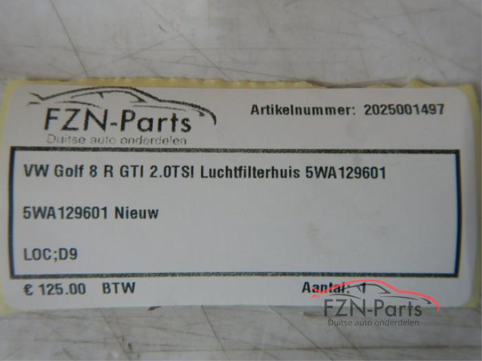VW Golf 8 R GTI 2.0 TSI Luchtfilterhuis