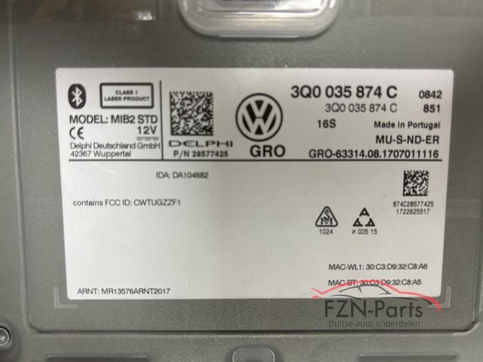 VW Navigatie module multi media