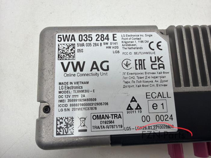 VW Touran 5TA Wifi Module