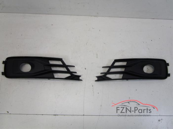 Audi A6 4G Facelift Mistlamp Inleg Voorbumper Set L+R