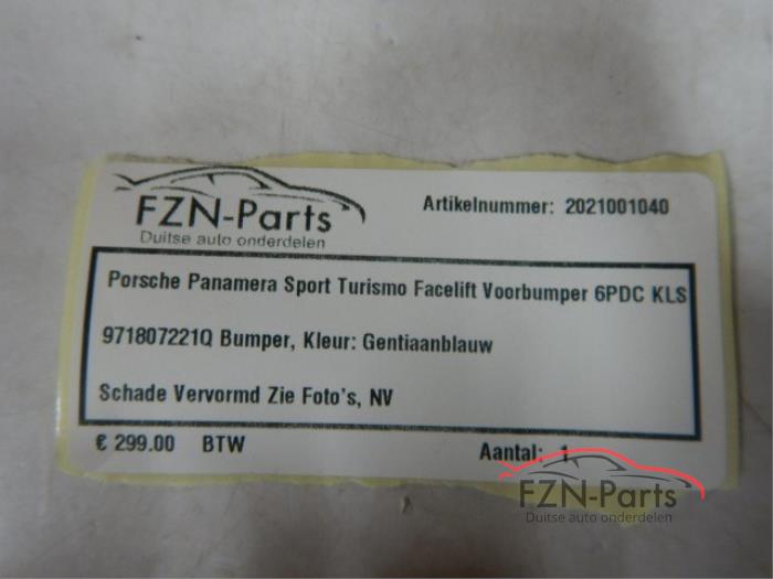 Porsche Panamera GTS Sport Turismo Facelift Voorbumper 6PDC KLS