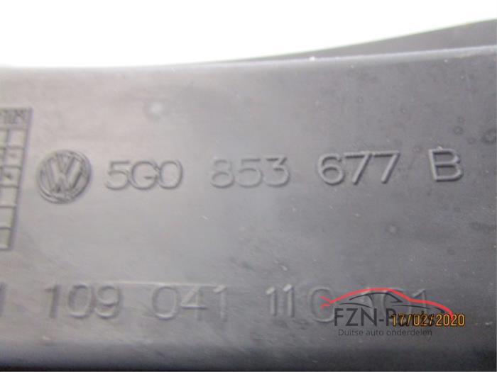 VW Golf 7 Inleg midden rooster voorbumper ACC