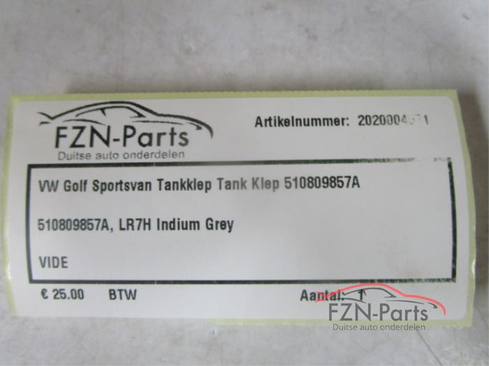 VW Golf Sportsvan Tankklep Tank Klep