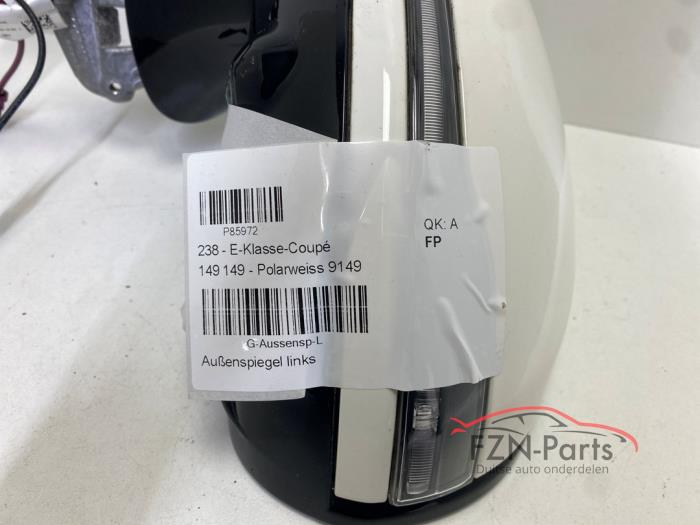 Mercedes-Benz W238 E-Klasse Zij buiten spiegel Links Wit