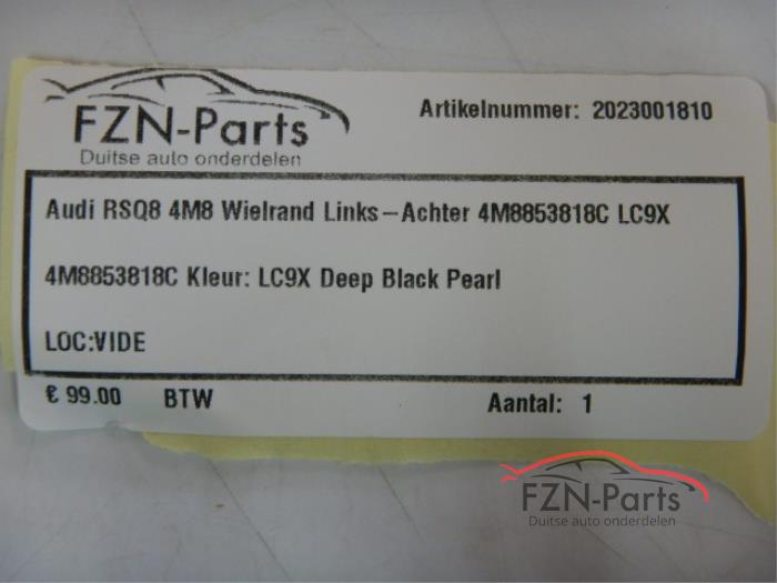 Audi RSQ8 4M8 Wielrand bekleding Links-achter LY9T