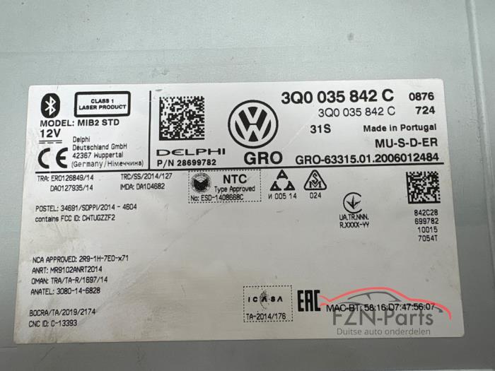 VW Polo 2G Navi computer Unit