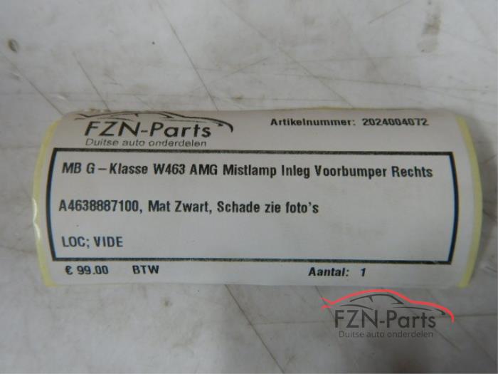 Mercedes-Benz W463 G-Klasse AMG koplamp rand omlijsting inleg
