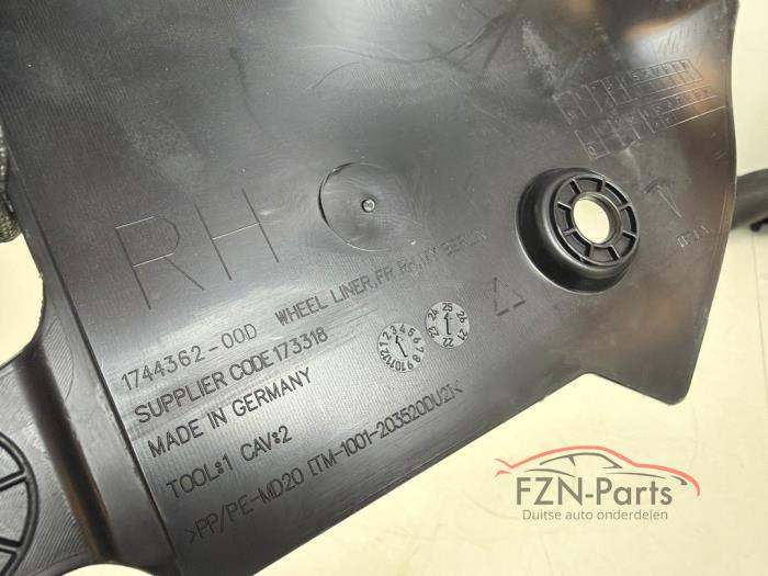 Tesla Model 3 / Y Modderkuip Wielkuip gedeelte Rechts-voor