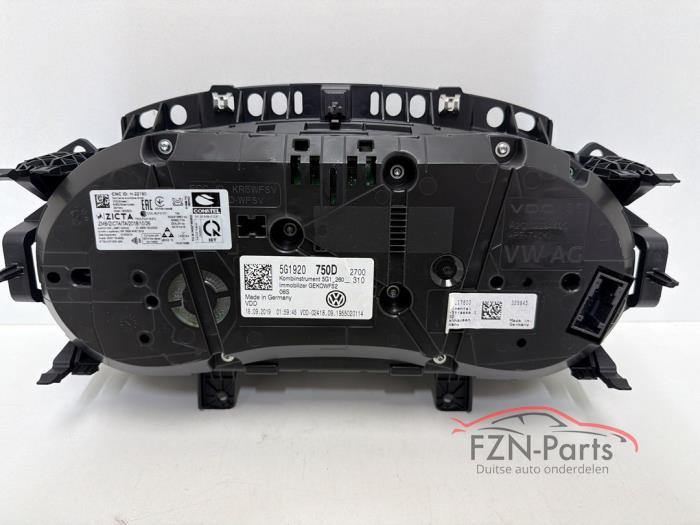 VW Golf 7 Facelift Kilometerteller KM