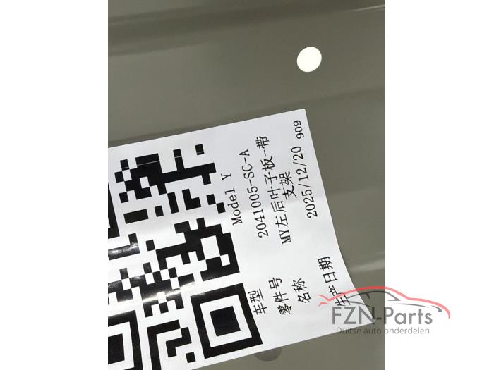 Tesla Model Y Facelift Snijdeel Links -Achter
