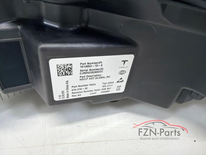 Tesla Model Y Facelift Koplamp Rechts