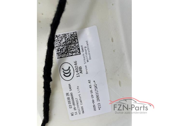 VW Golf 8 5H Facelift Achterbank Comfort Life Edition