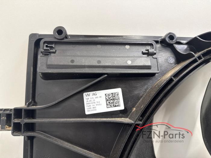 VW Golf 7 Ventilator Enkelfan + Koelluchtventilator + Behuizing