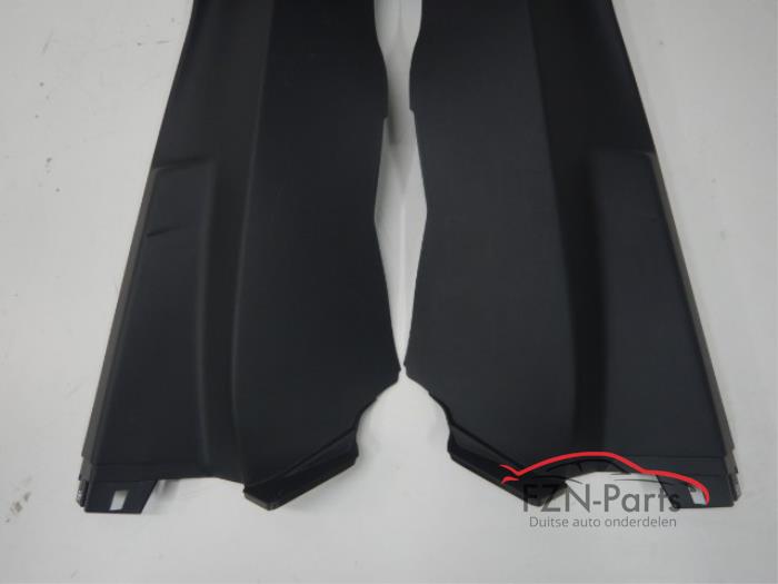 VW Tiguan 5NA Zijpanelen Achterbank Plastic Set Zwart L+R