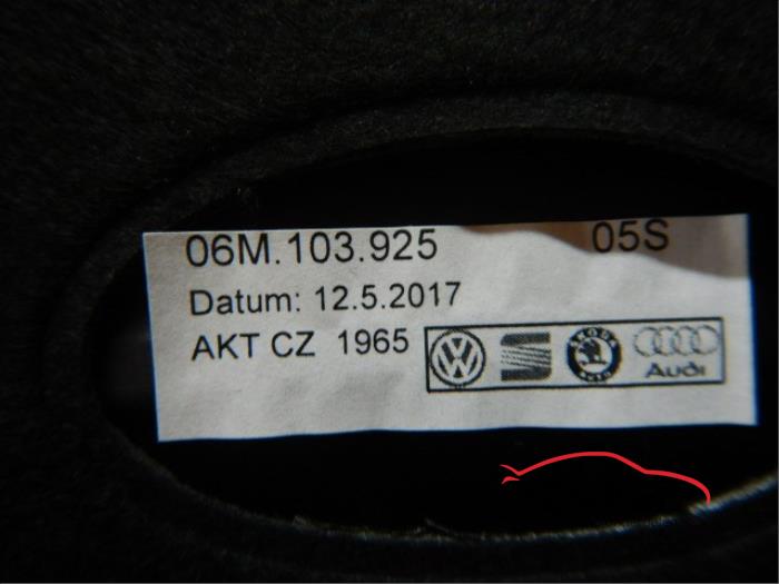 Audi S5 8W6 Motorafdekplaat 3.0 TFSI