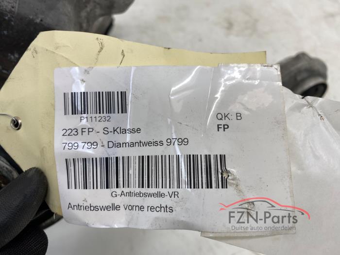 Mercedes-Benz W223 S-Klasse 4-Matic Wielophanging Fusee Wiellager huis Rechts-voor