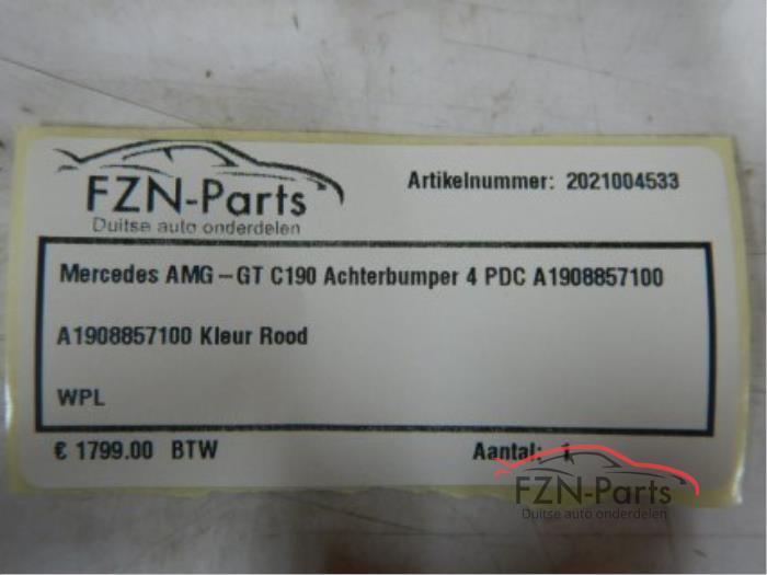 Mercedes-Benz AMG GT C W190 Achterbumper 4PDC
