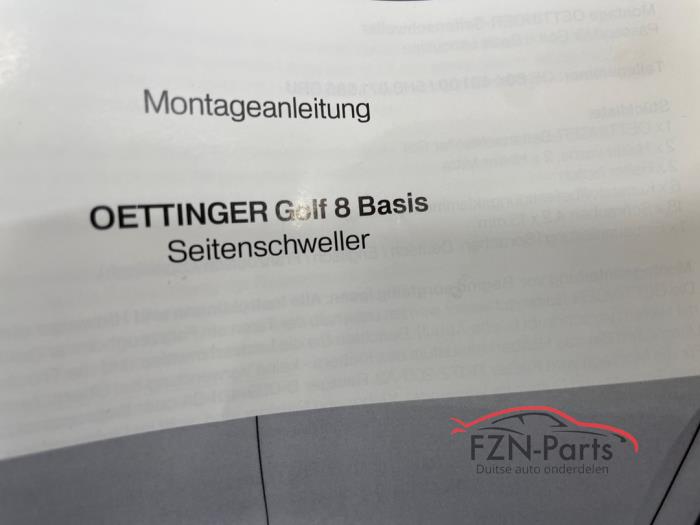 VW Golf 8 Oettinger sideskirts L+R GRU