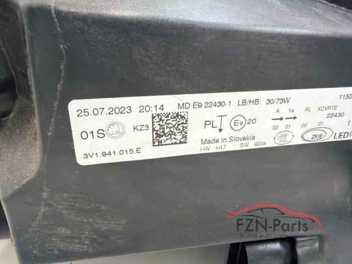 Skoda Superb 3V Koplamp Links