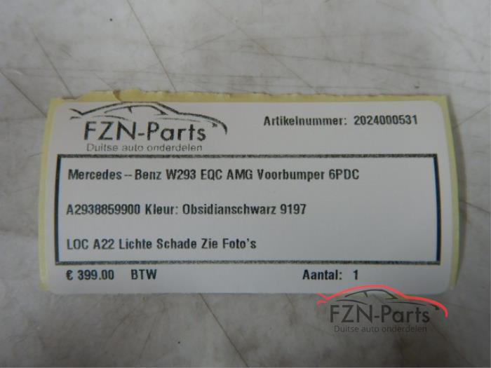 Mercedes-Benz W293 EQC AMG Voorbumper 6PDC