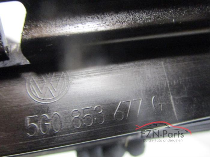 VW Golf 7 R Hoogglans zwart inleg voorbumper midden