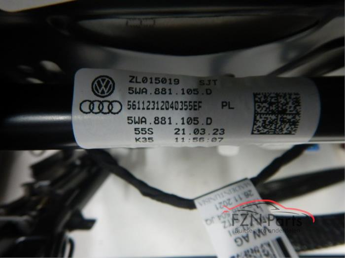 VW Golf 8 Interieur Stof Comfortline met Deurpanelen RHD