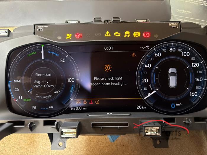 VW Golf 7 E-Golf Digitale Teller Kilometerteller Virtual cockpit
